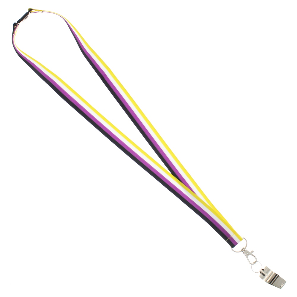 Zac's Alter Ego - Non-binary Cordon/Lanyard - avec sifflet - Multicolore